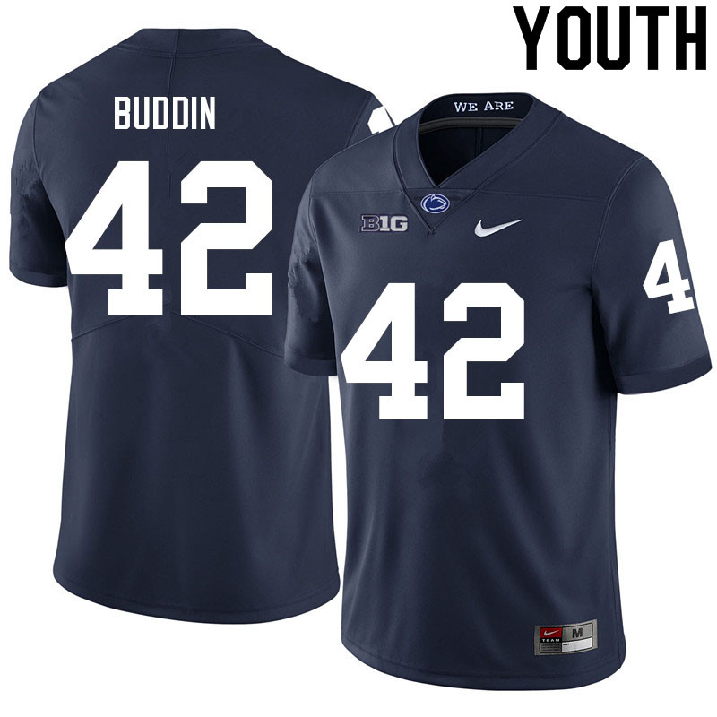 NCAA Nike Youth Penn State Nittany Lions Jamari Buddin #42 College Football Authentic Navy Stitched Jersey AZM5598DQ